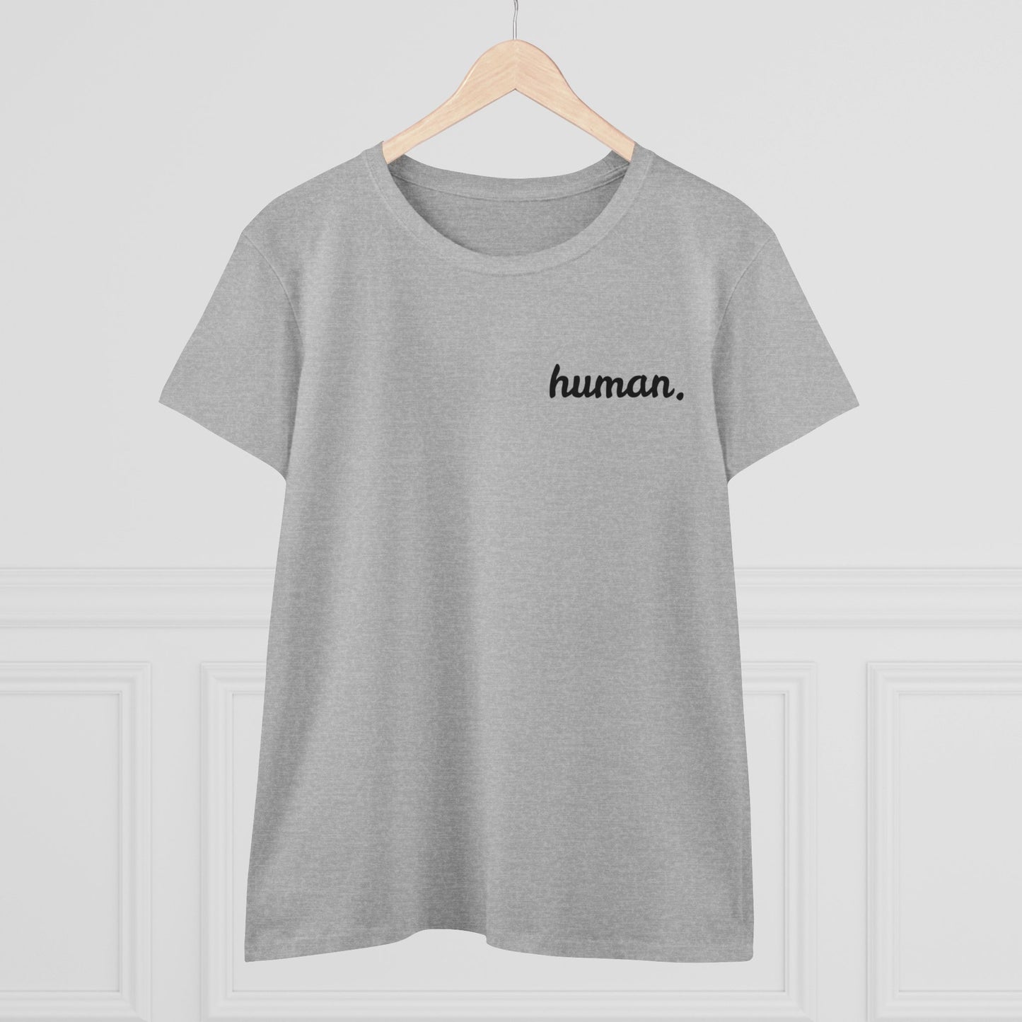 PeacePlease! Women's Cotton Shirt "human."