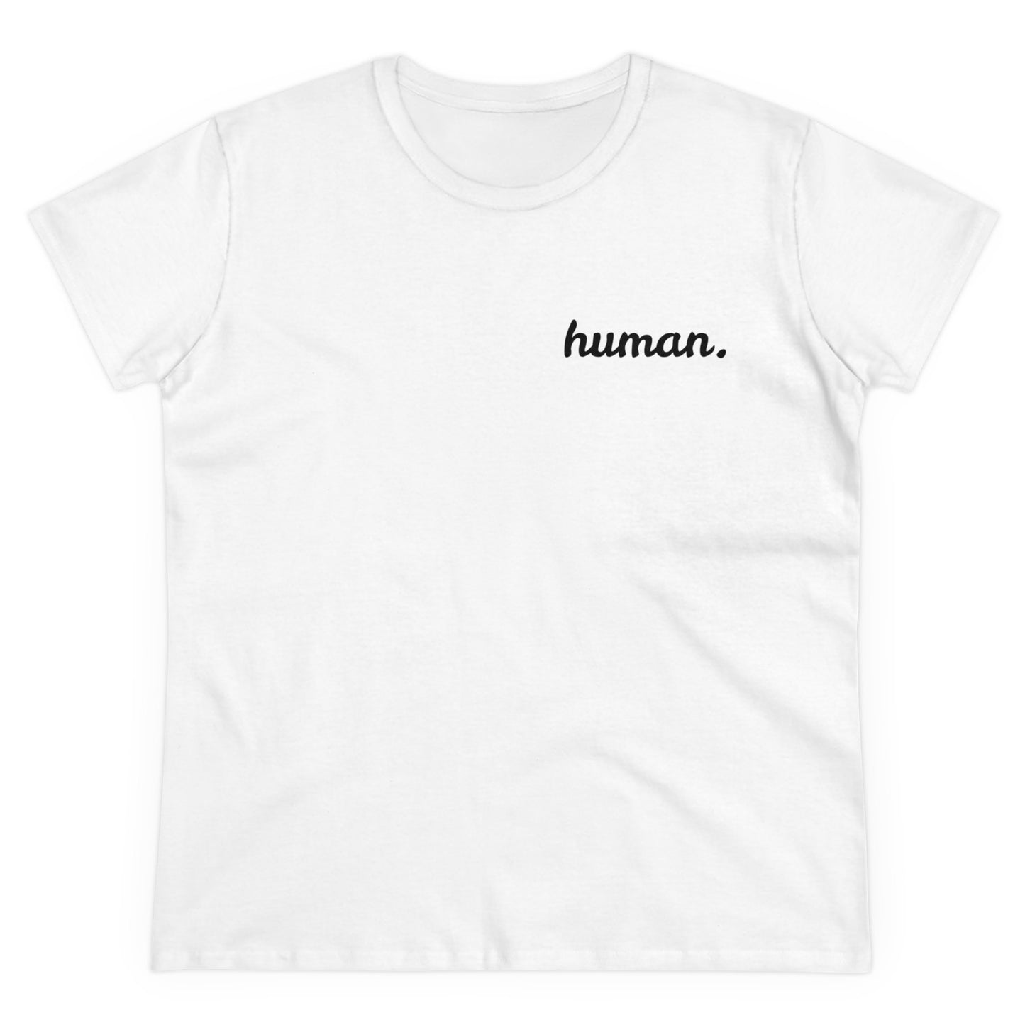 PeacePlease! Women's Cotton Shirt "human."