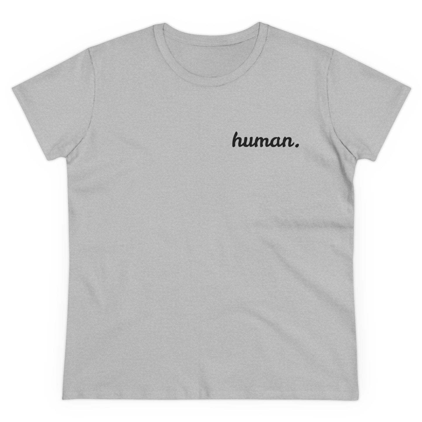 PeacePlease! Women's Cotton Shirt "human."
