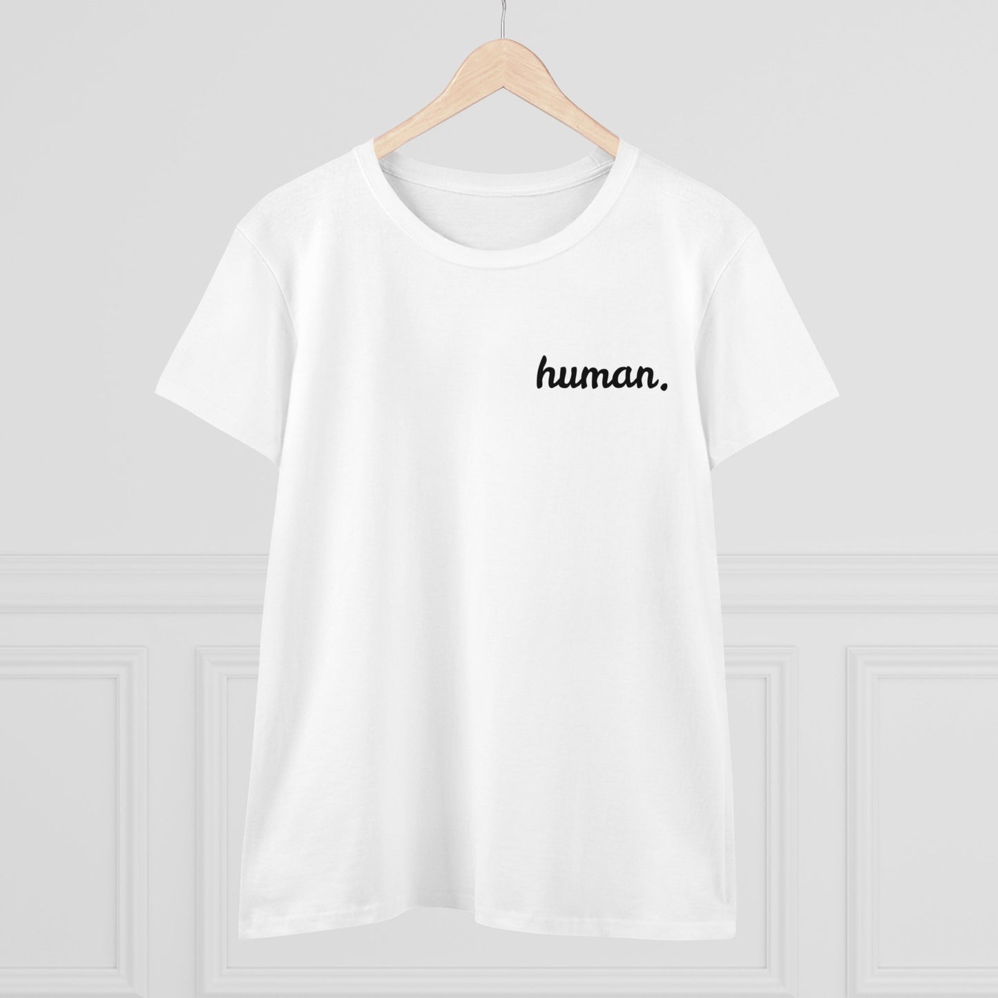 PeacePlease! Women's Cotton Shirt "human."