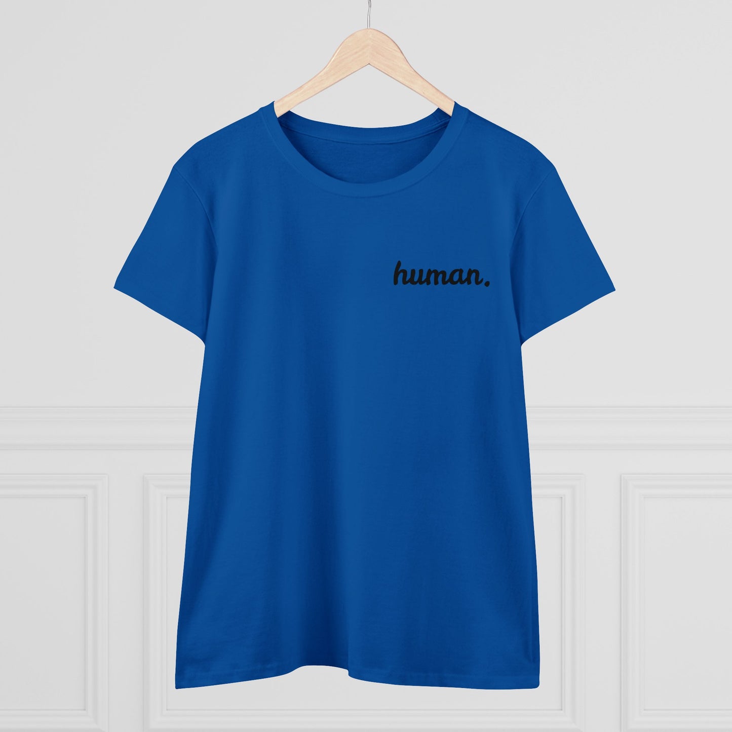 PeacePlease! Women's Cotton Shirt "human."