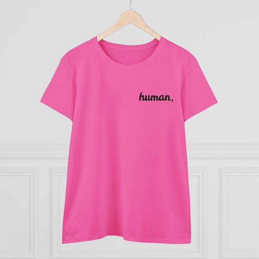 PeacePlease! Women's Cotton Shirt "human."